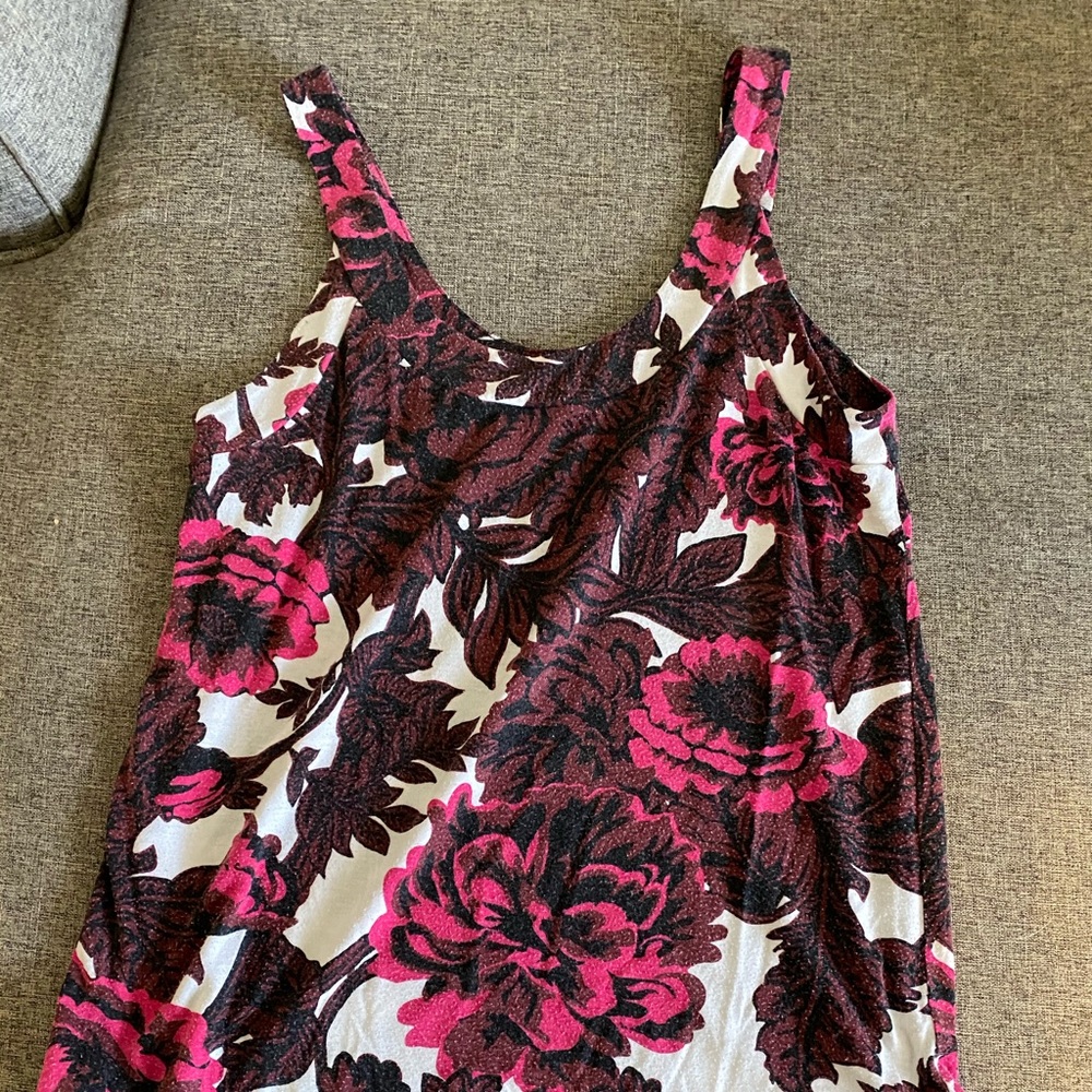 Old navy floral tank top
